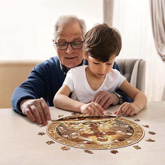 Jigfoxy Wooden Puzzles for Adults, Bible & Cross Jigsaw Puzzle - Image 3