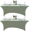 124 2-Pack 8ft Spandex Table Covers by Unknown