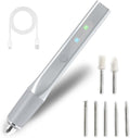 Portable Cordless Engraving Pen, Rechargeable Engraver Pen for Artists & DIYers, Engraving 60+ Surfaces, Free 7 Bits, Beginner Friendly Etching Tool for Customization Metal Wood Glass Plastic