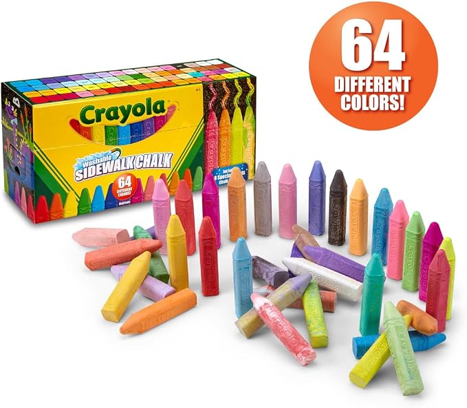 Crayola Ultimate Washable Chalk Collection, Bulk Outdoor Sidewalk Chalk - Image 3