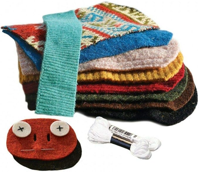 Cate & Levi - Hand Puppet Making Kit - Premium Reclaimed Wool - Machine Washable - Image 2