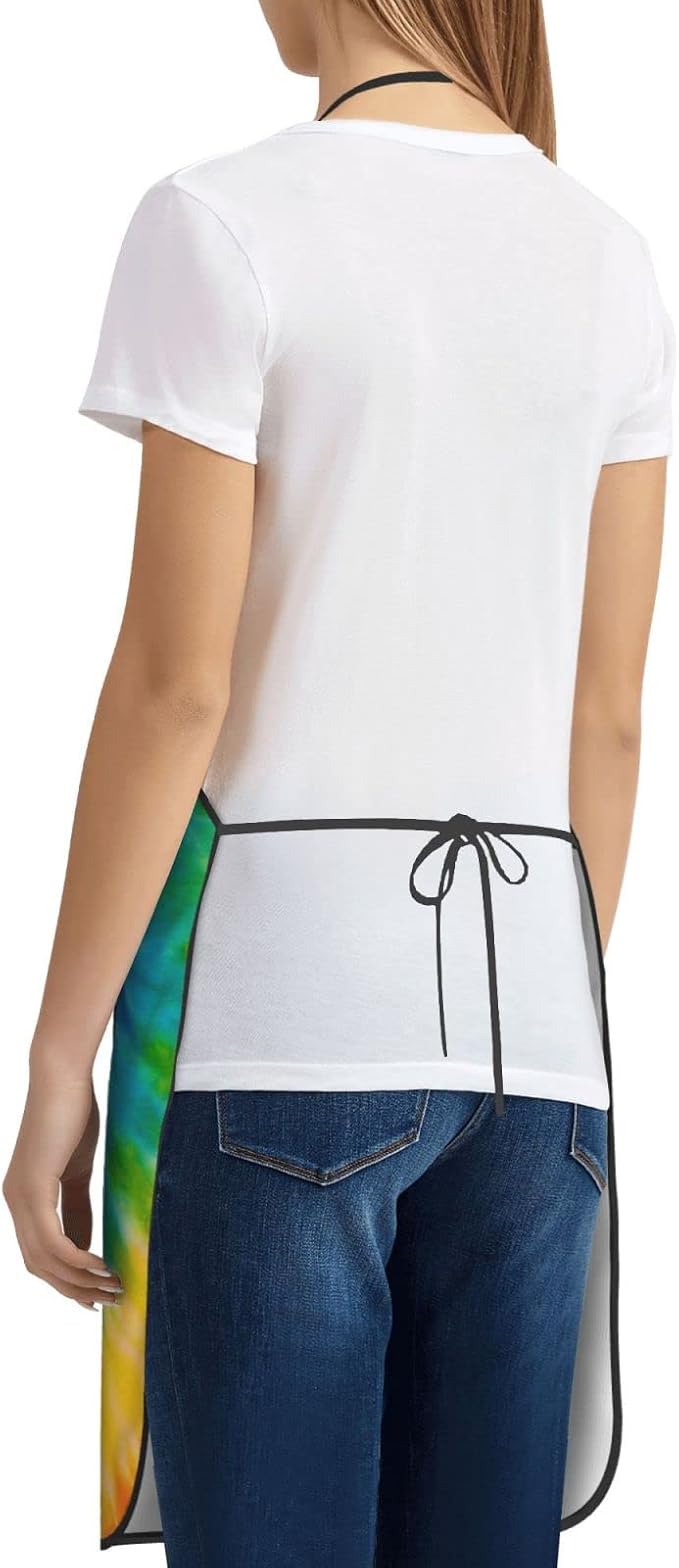 Apron Cooking Chef Work Shop Women Men Baking Decorations Painting Bbq Grilling - Image 5