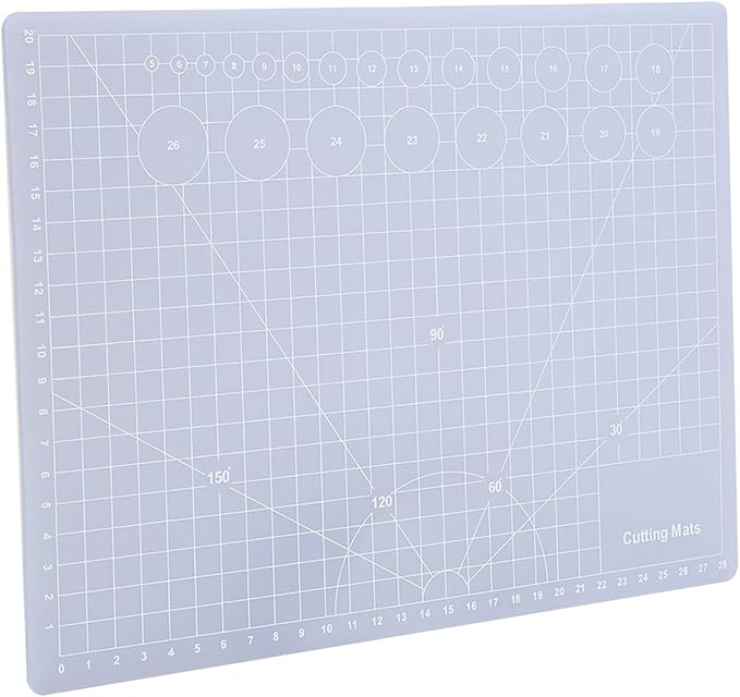 Translucent Cutting Mat, See Through Self Healing Cutting Mat, Non Slip Gridded - Image 9
