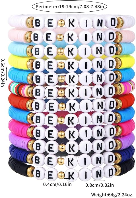 Heishi Surfer Clay Bead Bracelets Set - Image 5