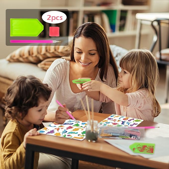 Labeol Diamond Art Kits for Kids Boys and Girls Ages 6-8-10-12 Easy to DIY - Image 2