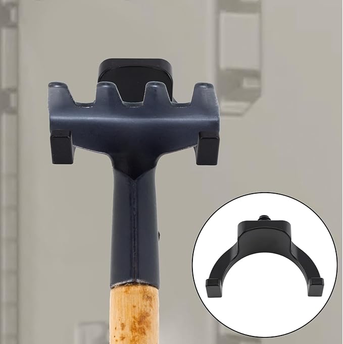 16 Pcs Storage Shed Hooks Set for Suncast, 5 Black U Shaped Tool Hooks Organizer with Long Screw Wrench Short Screw Compatible with Suncast/Craftsman Storage Shed Accessories