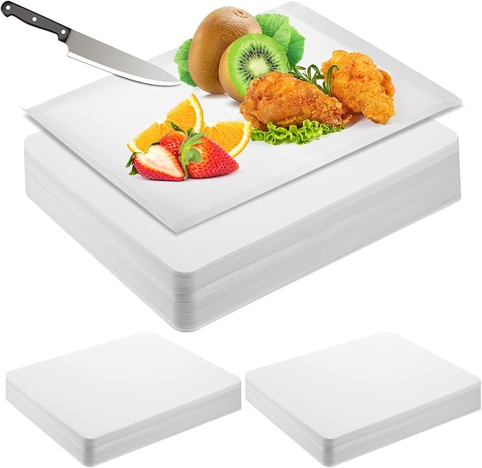 Hushee 120 Count Disposable Cutting Board Sheets 9 x 11 Inch Disposable Sheets by Hushee