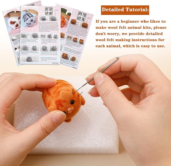 SHWAKK Needle Felting Kits, Needle Felting Starter Kit - Image 4