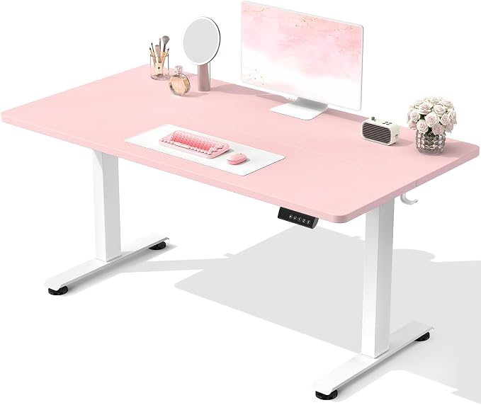 Veken 55 Inch Large Electric Standing Desk, Gaming Table, Suit students by Veken