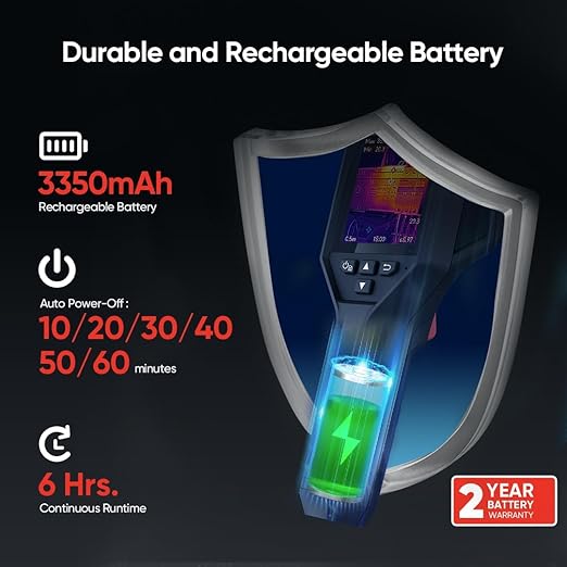 HIKMICRO B20 Thermal Imaging Camera with 2MP Visual Camera, Thermal Camera 256 x 192 IR Resolution, 25 Hz Refresh Rate, 3.2" LCD Screen, Full Screen Measurement Thermal Scanner with WiFi, -4~1022°F