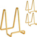 3 Pack 4 inch Metal Plate Stands by Kruodop