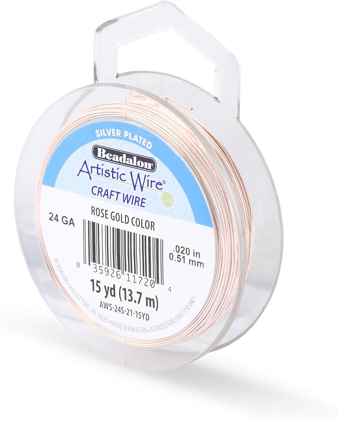 Artistic Wire, 24 Gauge Silver Plated Tarnish Resistant Colored Copper Craft by ArtisticWire