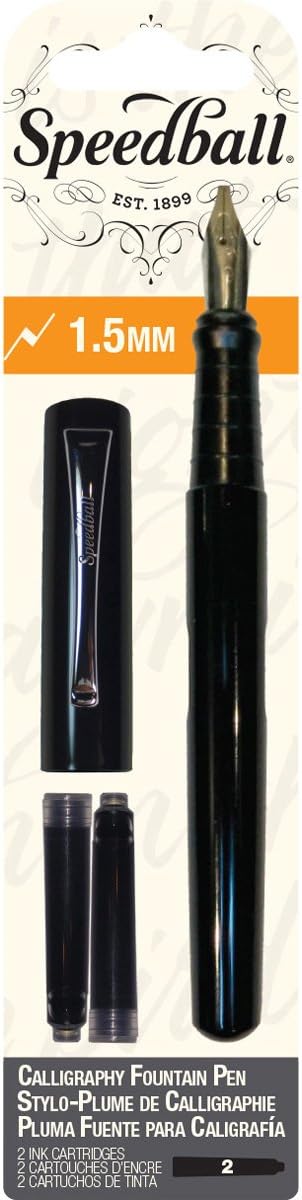 Speedball Art Products 002901 Calligraphy Fountain Pen 1.5mm - Image 2