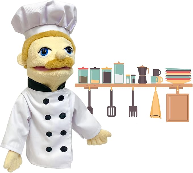 16" Puppets Entriloquist Puppet, Hand Puppets - Image 5