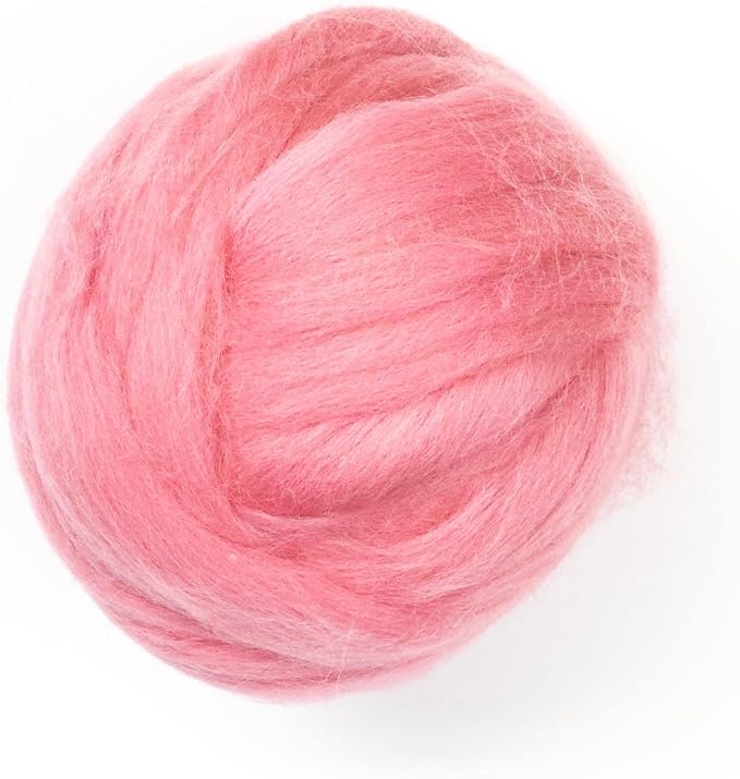 Kondoos Colored Natural Wool roving, 8 OZ. Best Wool by Kondoosnaturalfibers