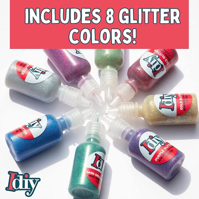 IDIY Glitter Fabric Paint Set - Image 5