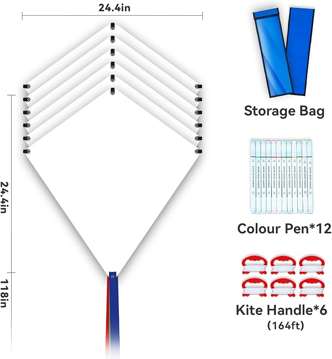Blank Kite for Creative Kids & Adults - Image 2