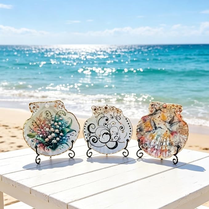 HappyFiller 12 PCS Natural Seashells 2-3 Inch, Beach Theme Party, Wedding - Image 3