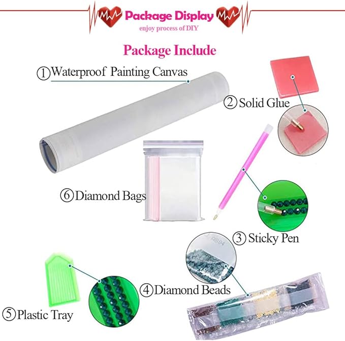 Eiazuiks Diamond Painting Kits for Adults, Elephant 5D DIY Diamond Art Kits - Image 6