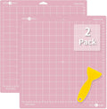HTVRONT Fabric Grip Cutting Mats, 2 Pack Cutting Mat 12x12 Compatible by HTVRONT