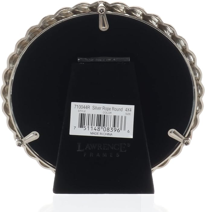 Lawrence Frames Metal Frame, Rope Design, 4x4 Round - Image 5