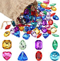 100 Pieces Toy Gems Pirate Treasure Jewels Fake Acrylic Gems Multicolor Bling by Hicarer