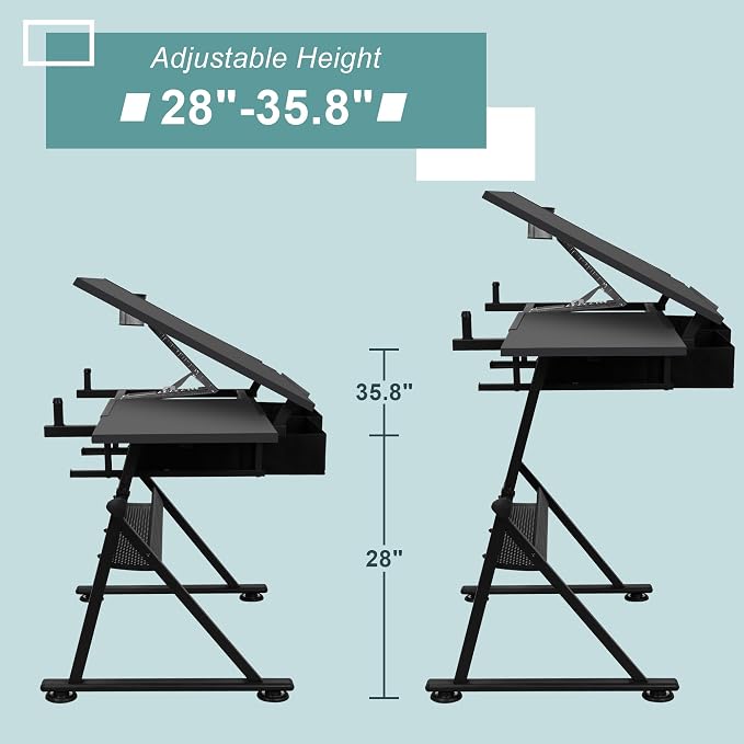 ZENY Adjustable Drafting Table - Image 3