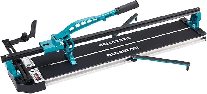 VEVOR Manual Tile Cutter, 40 inch, Porcelain Ceramic Tile Cutter with Tungsten Carbide Cutting Wheel, Infrared Positioning, Anti-Skid Feet, Durable Rails for professional installers or beginners