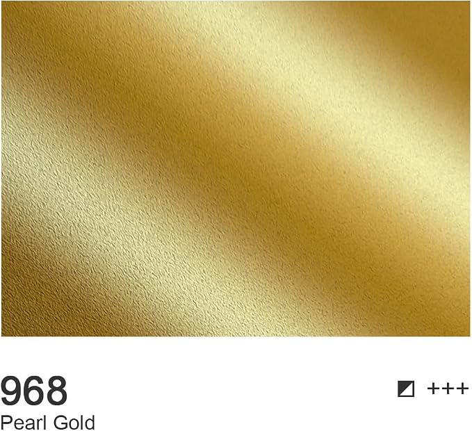 AUREUO Pearl Gold Acrylic Paint, 4 Fl Oz / 120ml Single Tube, Rich Pigment - Image 2