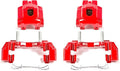 Power Stop Rear S4818 Pair of High-Temp Red Powder Coated Calipers For Jeep Grand Cherokee 1999-2004 [Model Specific]