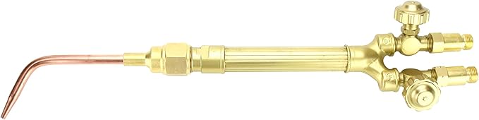 SÜA - Heavy Duty Oxy-Fuel Torch Replacement for Victor with Check Valves + Cutting & Heating Tips (Acetylene)