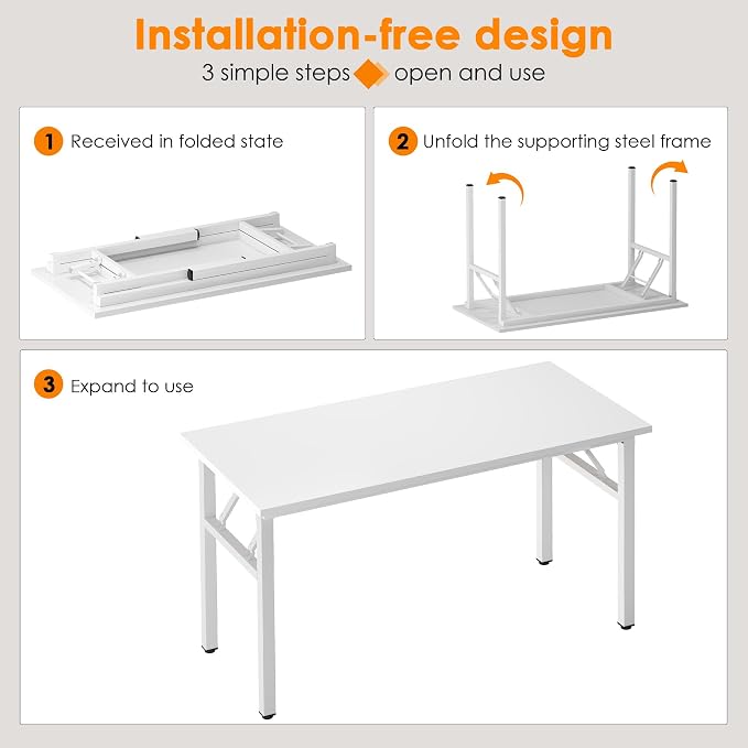 Need 47 inches Computer Desk Office Desk Folding Table - Image 4