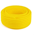 Flexible Polyethylene HDPE Non-Split Corrugated Wire Loom Tubing (Yellow, 3/4" Dia. x 100 ft)
