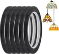 HOBBIESAY 216.5ft 6 Rolls PET Stained Glass Lead Lines Thin Stained Glass by HOBBIESAY