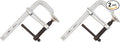 Wilton Mini F-Clamp, 4" Opening, 2-1/4" Throat, 400 Lbs. Clamping Force (Model MMS-4) (Pack of 2)