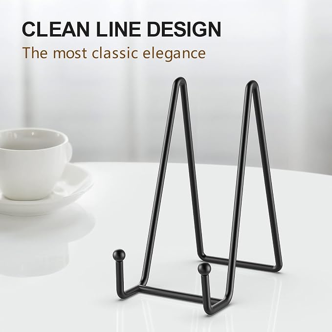 3 Pack 6 Inch Plate Stands for Display Picture - Image 2