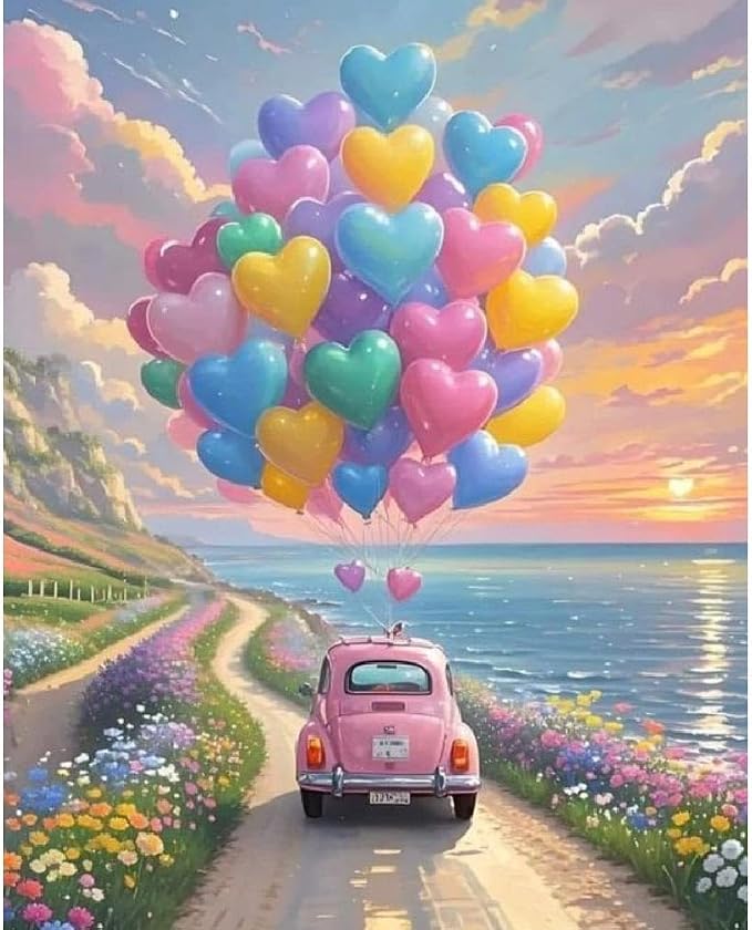 Clendo Balloon Paint by Numbers Kit by Clendo