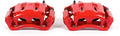 Power Stop Front S4996 Pair of High-Temp Red Powder Coated Calipers For Ford F-350 Super Duty 2005-2012, Ford F-450 Super Duty 2011-2012 [Model Specific]
