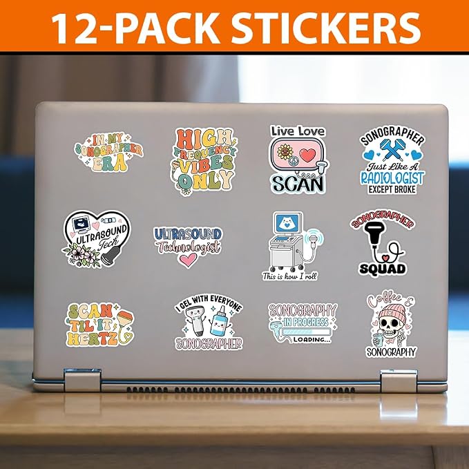 MAIANEY Sonographer Sticker Pack - Image 2