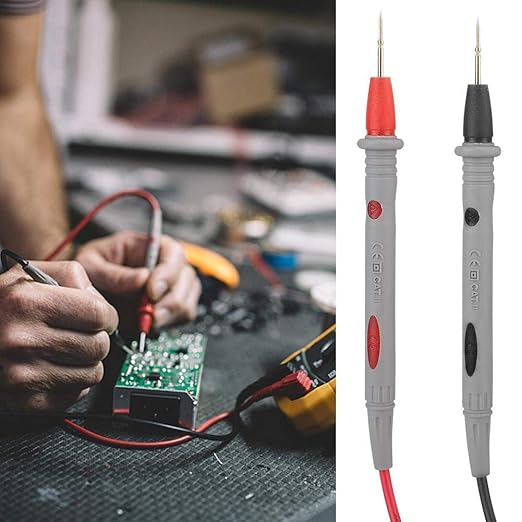 1000V 20A Multimeter Leads, Multimeter Probes, Volt Meter Leads, Test Lead Kit （2 Pack） (2)