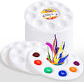 Hulameda 80pcs Paint Tray Palettes, Paint Palettes | Plastic Round Paint Pallets by Hulameda