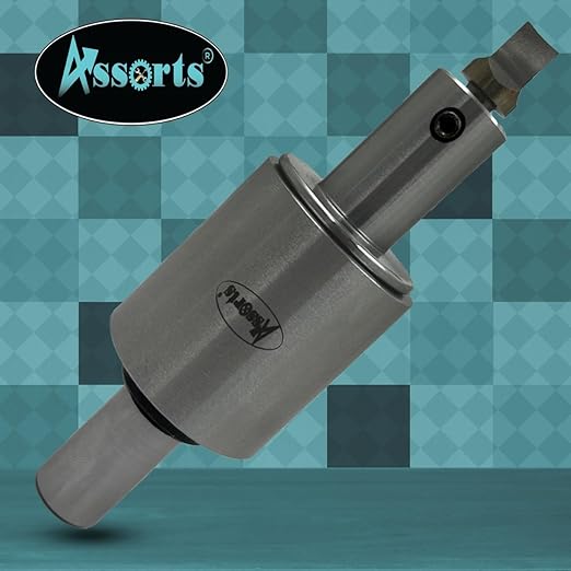 ASSORTS Precision Rotary Broach with 3/4” (19.05 mm) Shank & H.S.S Square Punch 7 Pcs– Ideal for CNC, Lathe, Milling & Drilling Machines