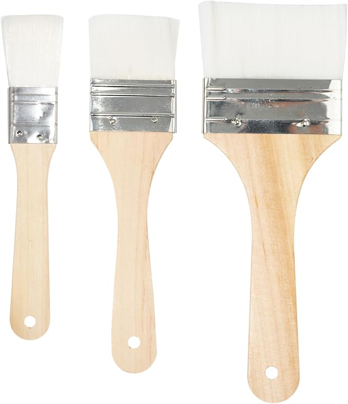 Set of 3 Chip Paint Brushes by Newkita