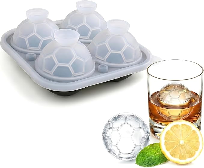 Large Ice Cube Tray, Silicone Ice Cube Trays by SpeceTime