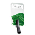 Flex Vue Inspection Mirror with Threaded Adapter, 3.5 inch x 6 inch