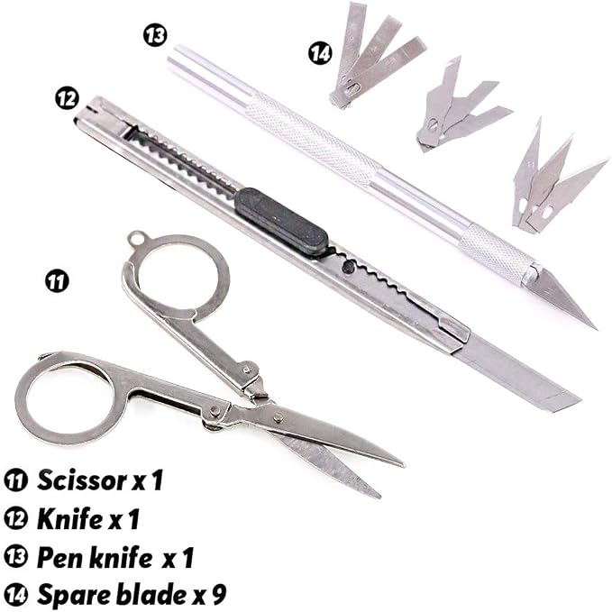27Pcs Modeler Basic Tools Craft Set Hobby Building Tools Kit - Image 5