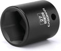 CASOMAN 1/2" Drive x 27mm Impact Socket, 6-Point, Metric, CR-MO Steel