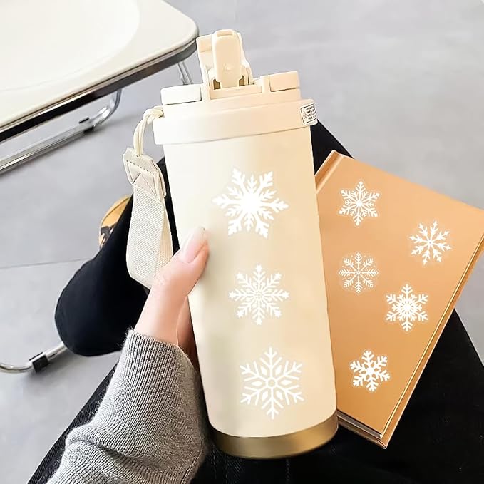 50 PCS Snowflake Stickers for Scrapbooking Journaling Junk Journal Scrapbook - Image 5
