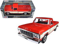 1979 Ford F-150 Custom Pickup Truck Orange and Cream 1/24 Diecast Model Car by by Motormax