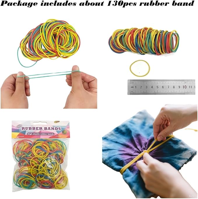 SSKKBX Tie Dye Tool Kit, Stocking Stuffer Including 1PCS Sinew Puller, 260M - Image 3
